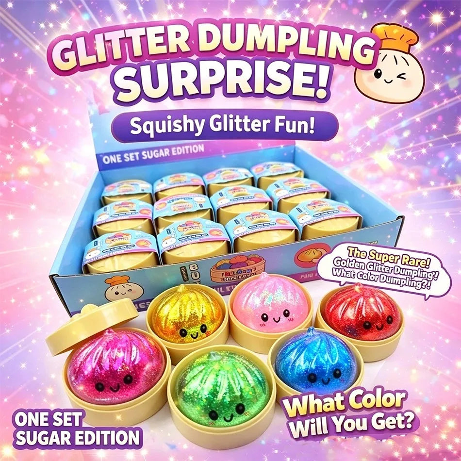 Dumpling Glitter Dumpling Squishy