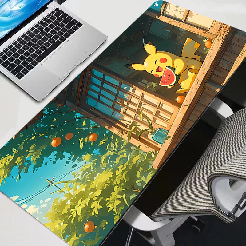 Mouse Pad Large P-Pikachu Rubber PC Computer