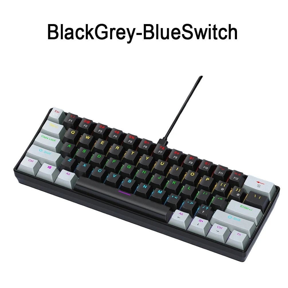APAYADO K61 Mini Mechanical Keyboard Wired