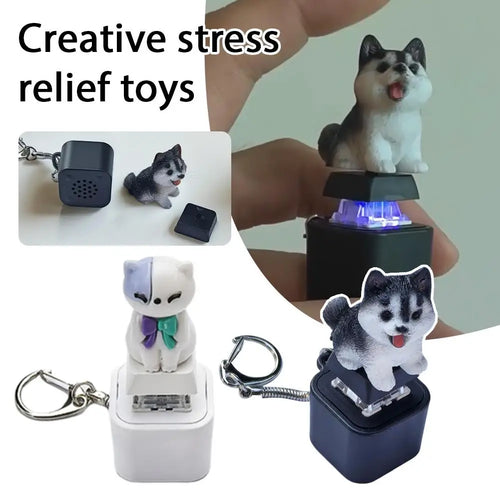 Duck Frog Keyboard Fidget Toys Keychain