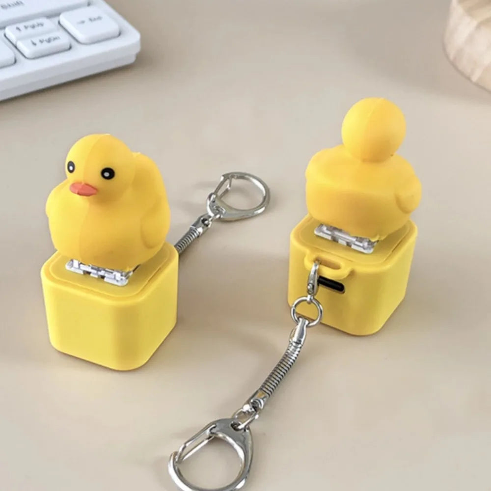 Duck Frog Keyboard Fidget Toys Keychain