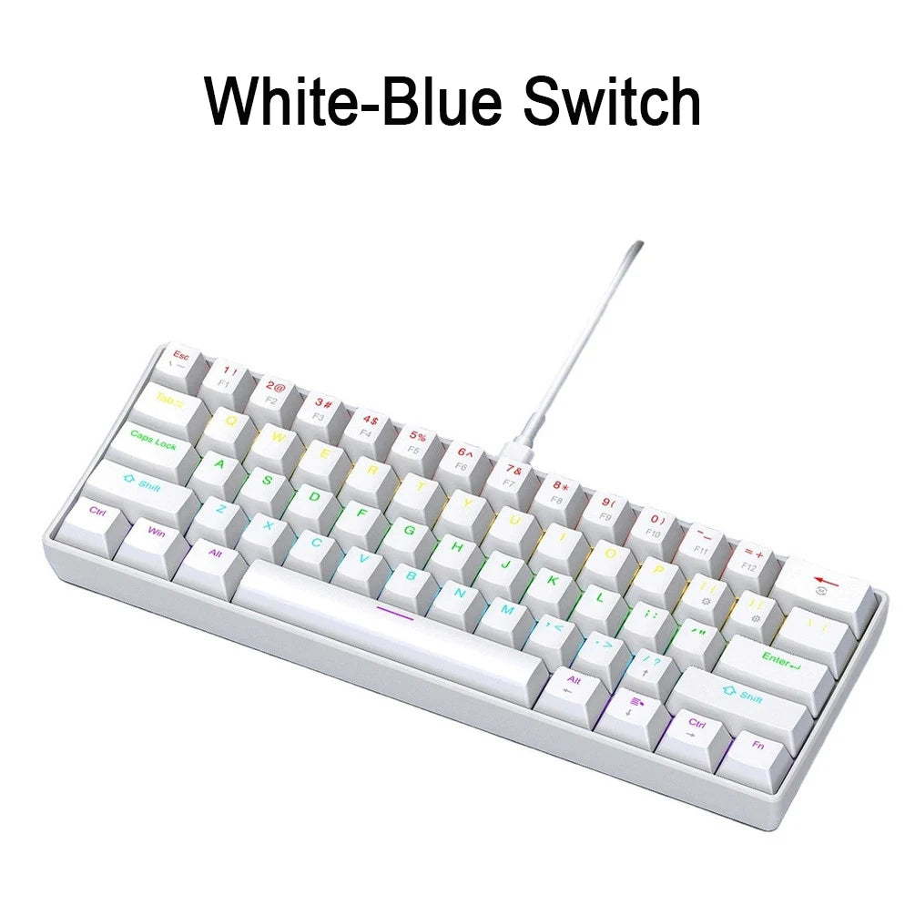 APAYADO K61 Mini Mechanical Keyboard Wired
